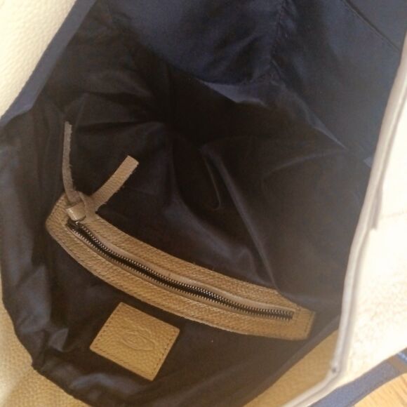 NOT Rationale EUGENIA cream leather tote stripe  Handmade Argentina - Picture 3 of 10